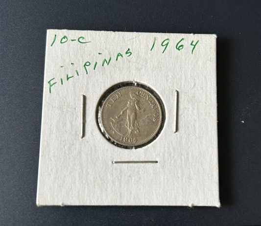 1964 Philippines 10 Centavos