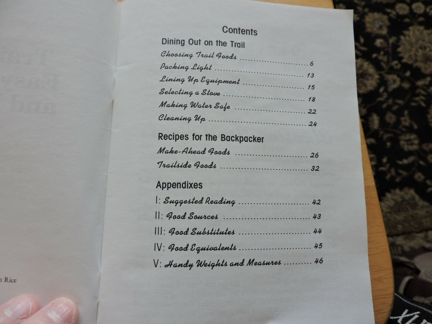 TRAIL FOOD--EASY,  HEALTHY AND DELICIOUS 1989--BACKPACKER