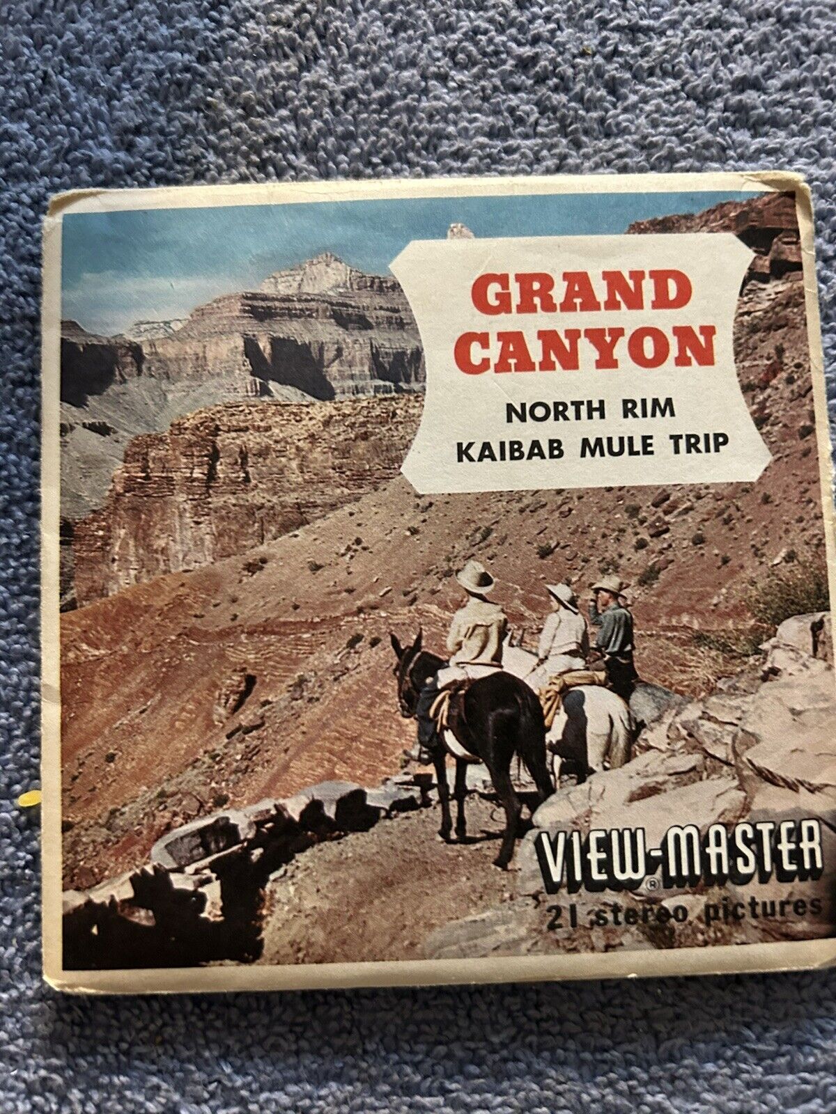VIEW MASTER 3D REELS:  GRAND CANYON 3 REELS--OPENED PACKAGE