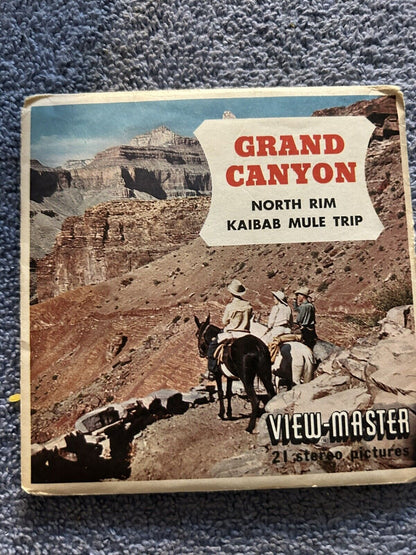 VIEW MASTER 3D REELS:  GRAND CANYON 3 REELS--OPENED PACKAGE