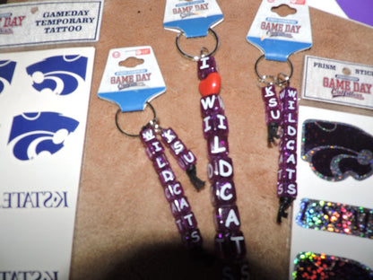 KANSAS STATE GAME DAY FAN LOT OF ITEMS