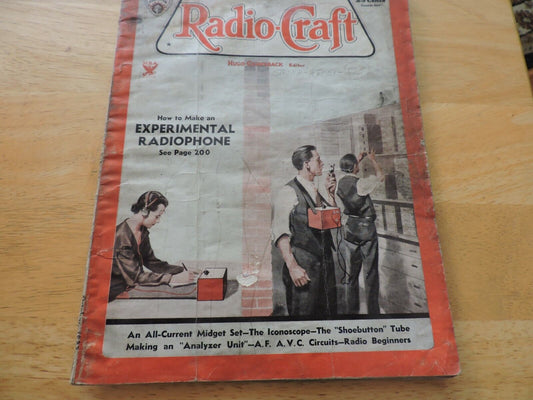 RADIO CRAFT MAGAZINE OCTOBER 1933