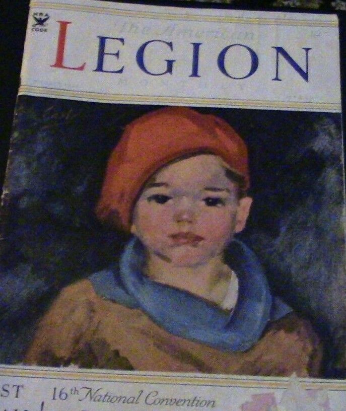 The American Legion Monthly Magazines: Published in October 1934