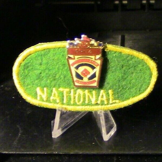 Little League Baseball Area Pin and National Patch
