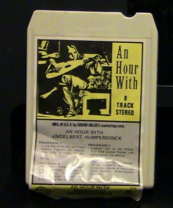 An Hour with Engelbert Humperdinck 8 Track Tape