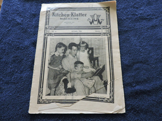 Kitchen-Klatter Magazine, Shenandoah, Iowa October 1950