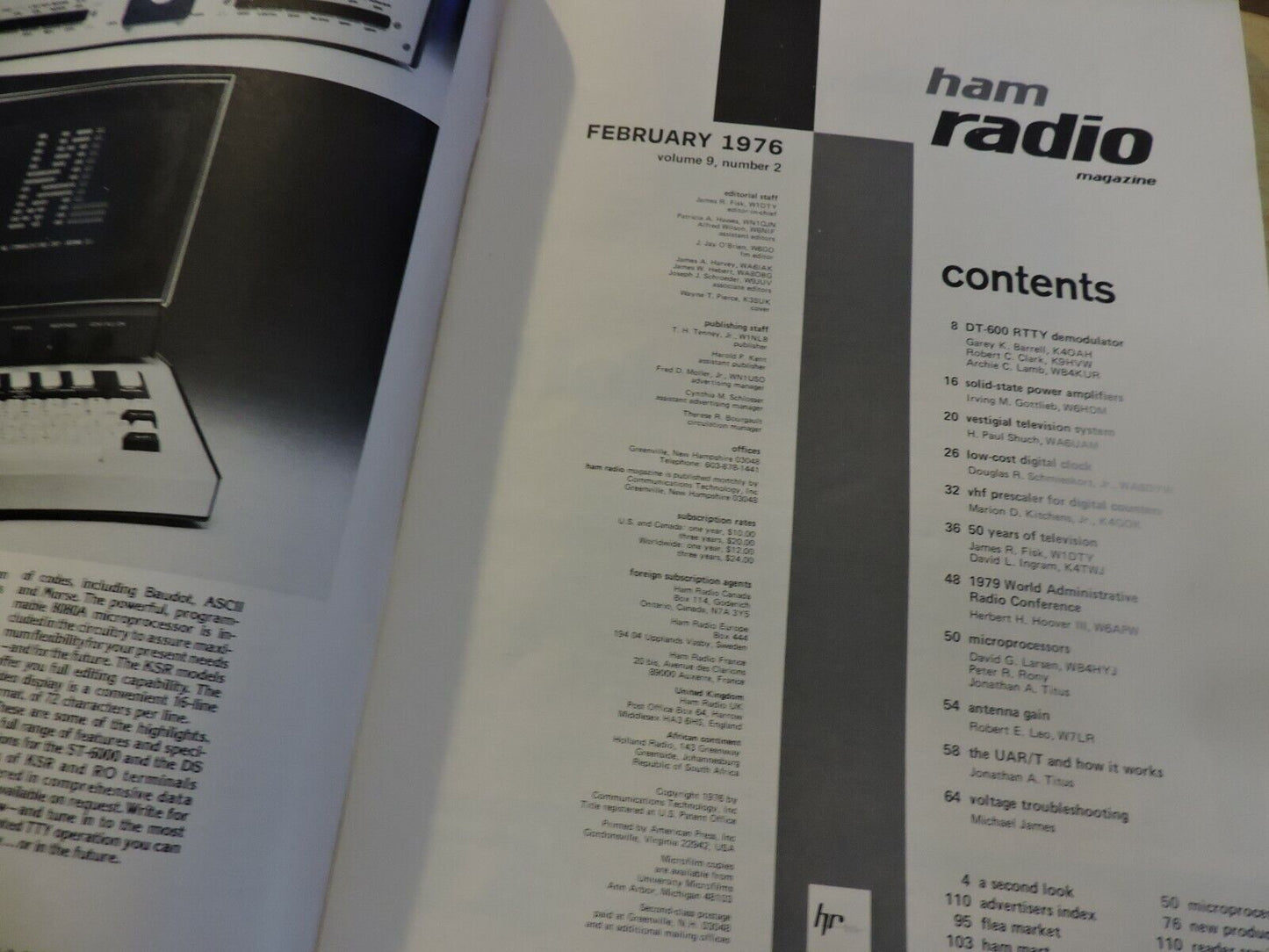 HAM RADIO MAGAZINE FEBRUARY  1976