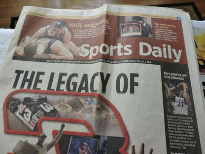 RACING SOUVENIRS: NEWSPAPER, 2011: TICKETS,  DAYTONA, NASCAR ILLUSTRATED, DAY
