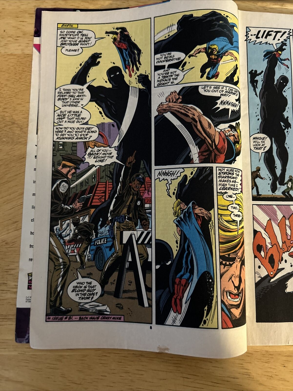 Quasar For A Fistful of Quasar Marvel Comic, Issue 45