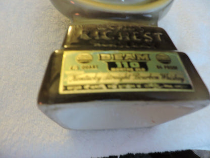 HORSES HEAD DECANTER: RUIDOSO DOWNS NEW MEXICO-- EMPTY---ALL AMERICAN FUTURITY