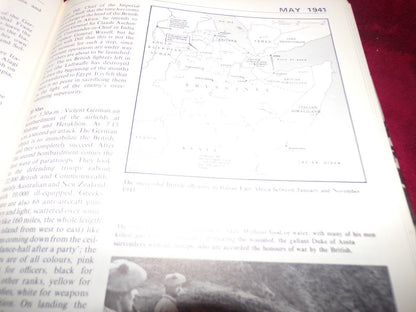 2194 Days of War Illustrated Chronology of WWII 752 Pages HC DJ