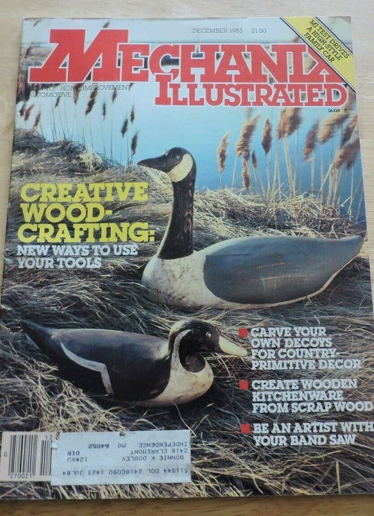 Mechanix Illustrated December 1983 (Carving your own Decoys)