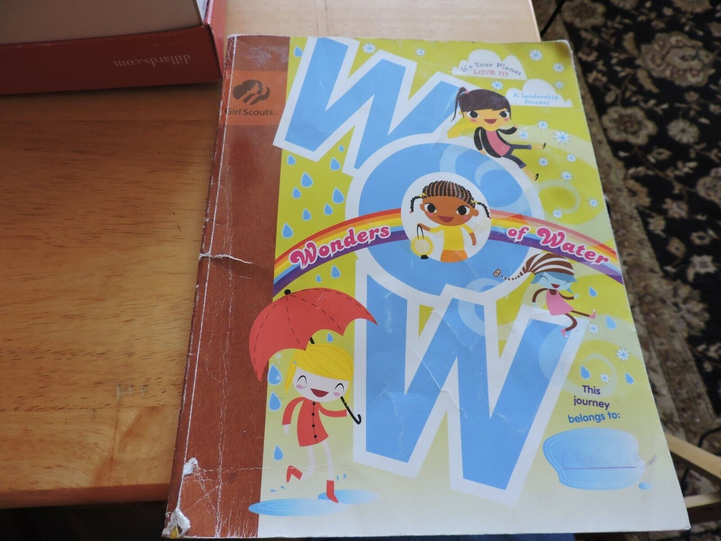 GIRL SCOUT WONDERS OF WATER--ITS YOUR PLANET LOVE IT   2009