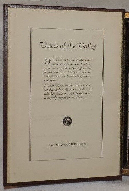 Remembrance Book: Voices of the Valley, 1941