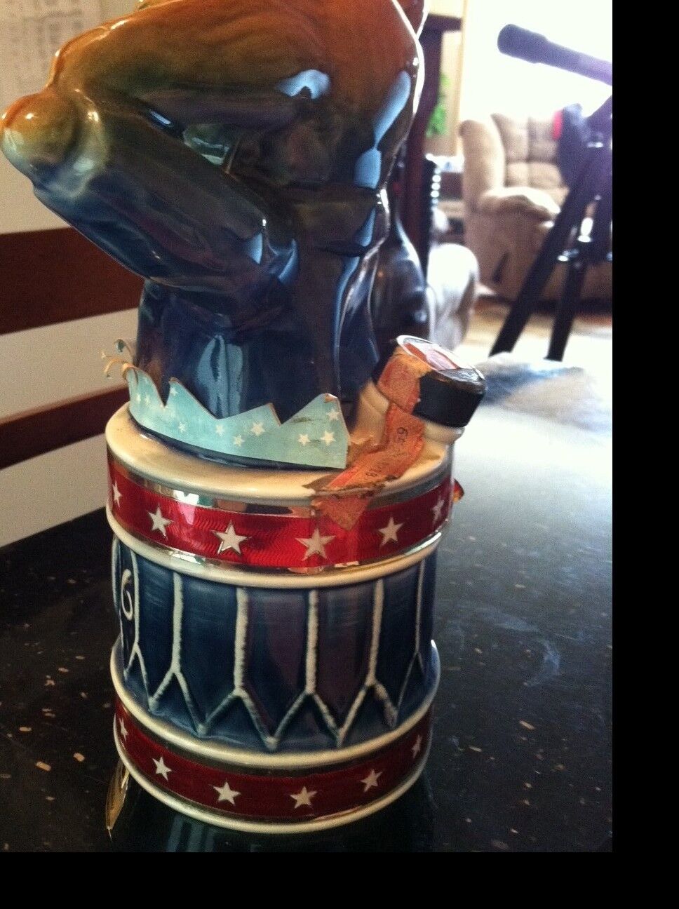Democratic Collectable: JIM BEAN 1976 DONKEY DECANTOR