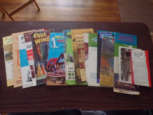 Assorted Colorado Maps/Pamphlets/Post Cards Circa 1950's-60's