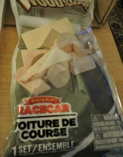 WOODSHOP  SAILBOAT, HELICOPTER, PLANE, RACECAR MODELS SET OF 4: NEW IN PACKAGES