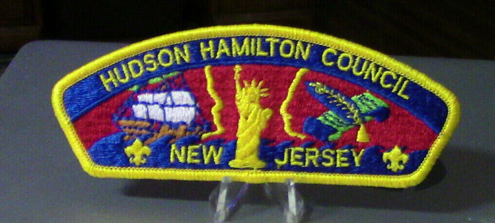 BSA Council Patch:  Hudson Hamilton Council New Jersey Patch