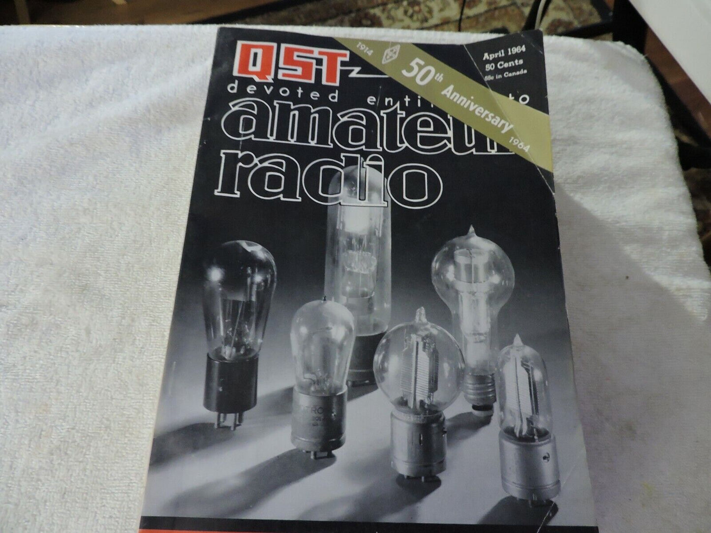 QST AMATEUR RADIO MAGAZINE  APRIL 1964  50TH ANNIVERSARY