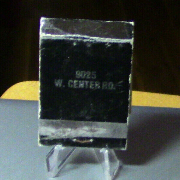 Bourbon Street 9025 W. Center Rd.Vintage Match Book