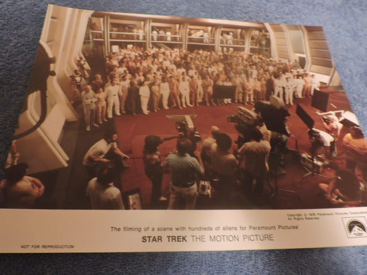 Star Trek The Motion Picture "On-Set Cast Picture" 1978 (Movie Promo Print)
