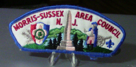 BSA Council Patch:  Morris-Sussex Area Council New Jersey Patch