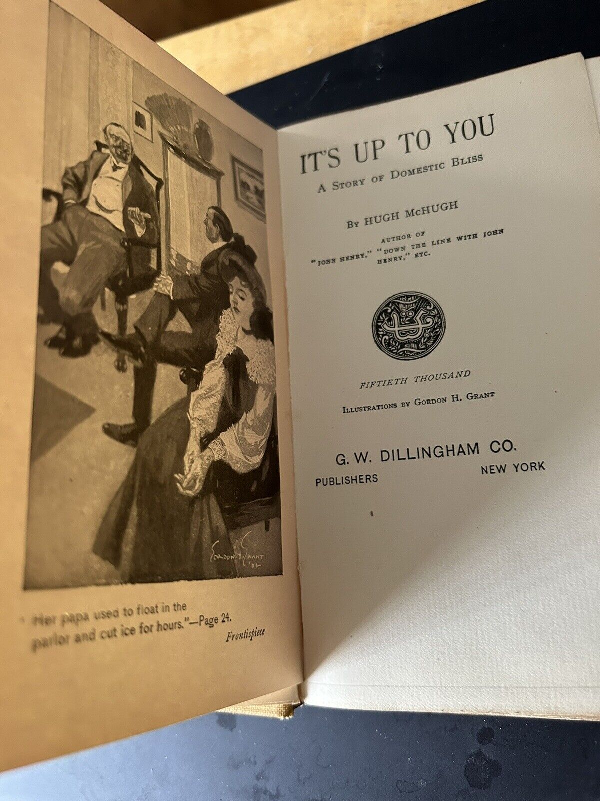 Vintage Literature: It's Up to You By "John Henry" Printed 1902