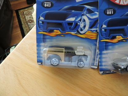 HOT WHEELS SET OF FOUR CARS--# 047, 081, 083, 085