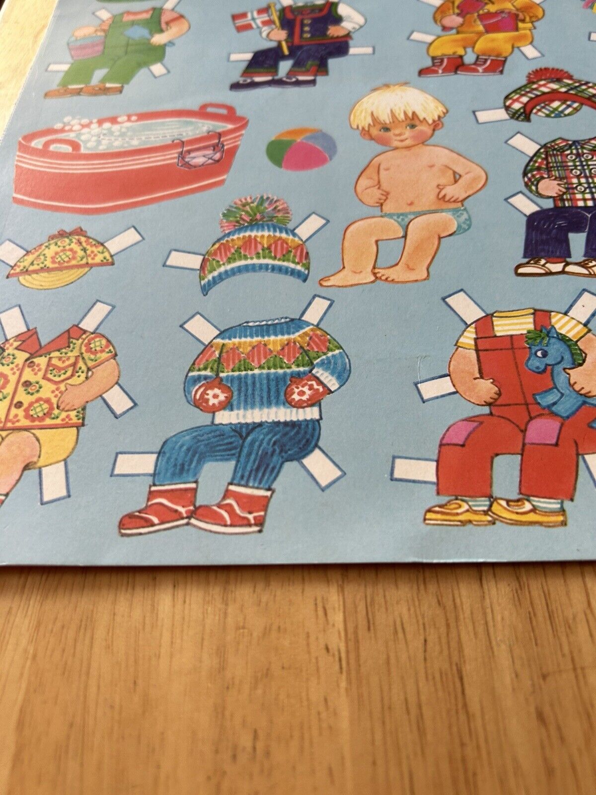 PESTALOZZI VERLOG 1989 AUSTRIA LITTLE BOY  PAPER DOLL
