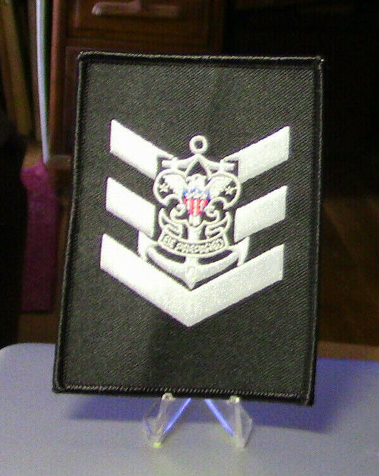 BSA: Sea Scouts "Boatswain Mate"  Black Uniform Youth Office Patch (Brand New)