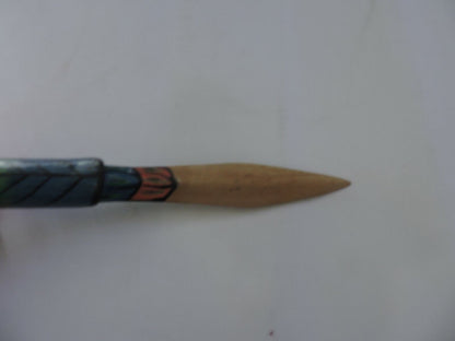WOODEN PARROT LETTER OPENER--HANDMADE