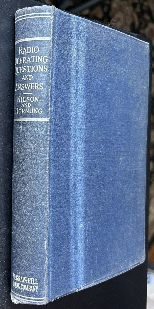 Softcover: Radio Operating Questions and Answers-Nilson and Hornung (1940)