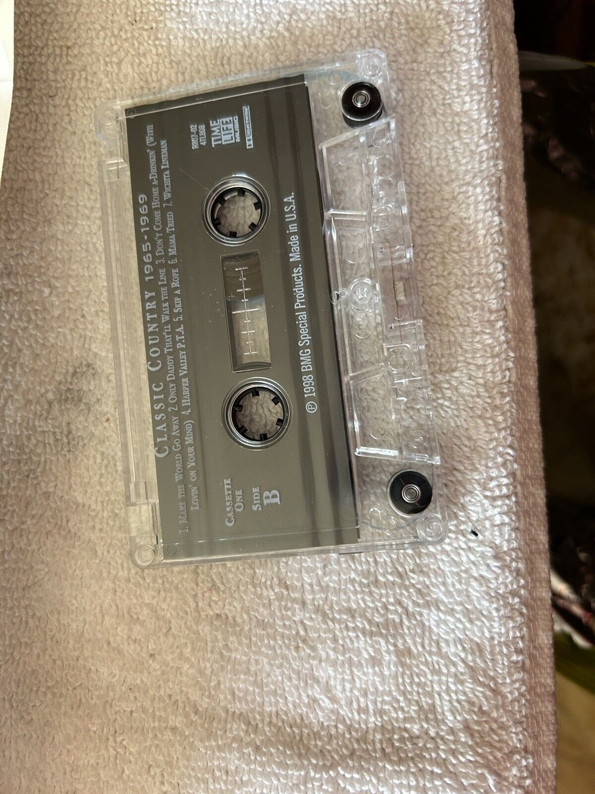 CLASSIC COUNTRY 1965-1969 CASSETTE TAPE 1998 VARIOUS ARTISTS