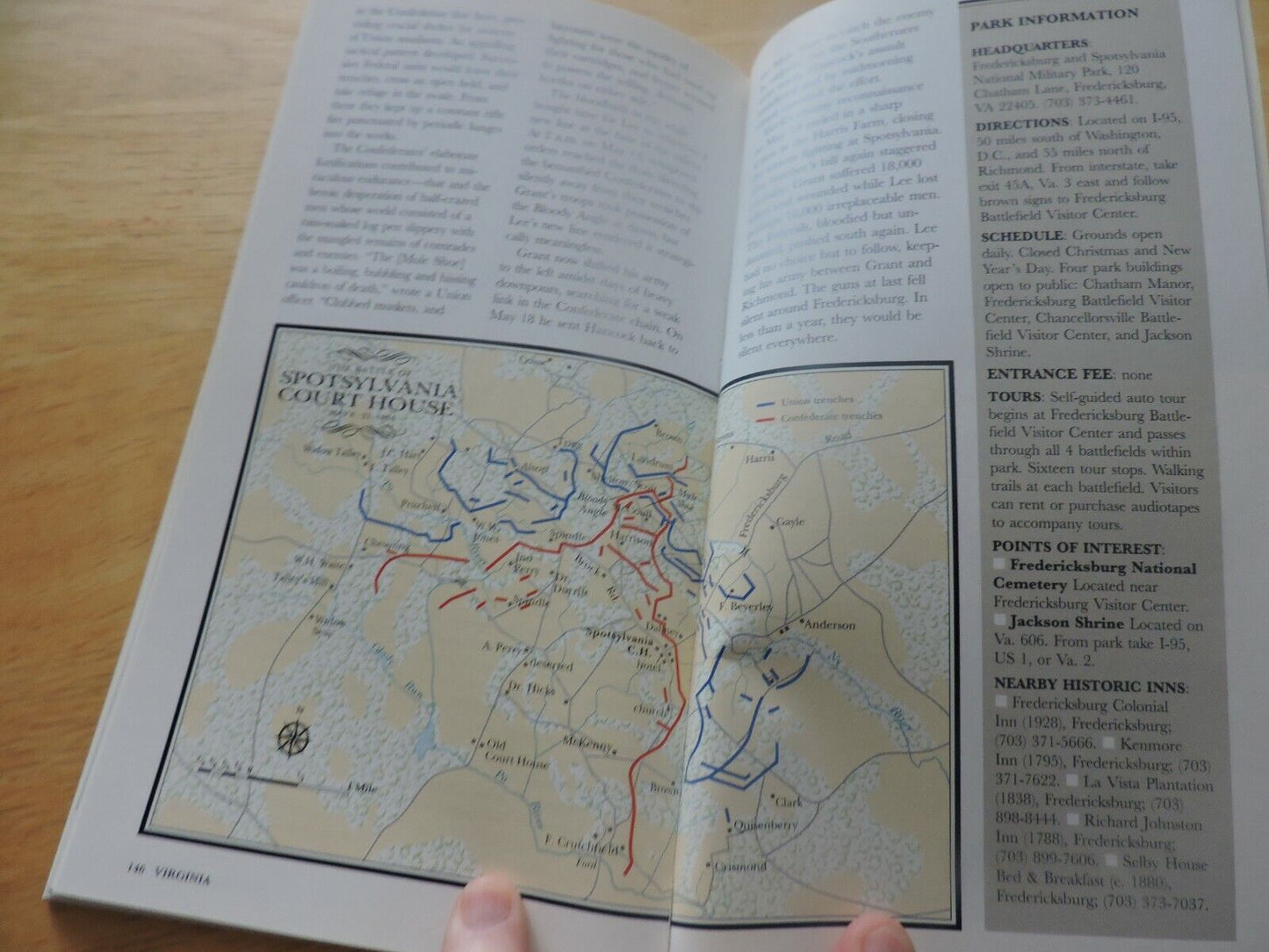 NATIONAL GEOGRAPHIC GUIDE TO THE CIVIO WAR NATIONAL BATTLEFIELD PARKS 1992