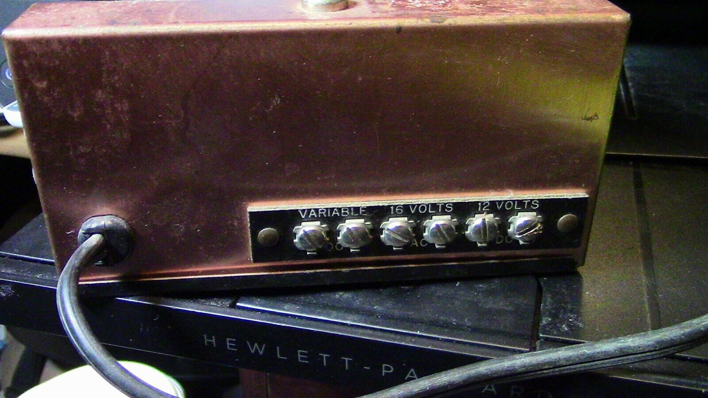 Hobby Transformer: Throttlepack HO Model 501, Model Rectifier Corp.