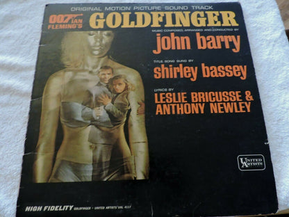 007 IAN FLEMING'S GOLDFINGER ORIGINAL MOTION PICTURE SOUND TRACK