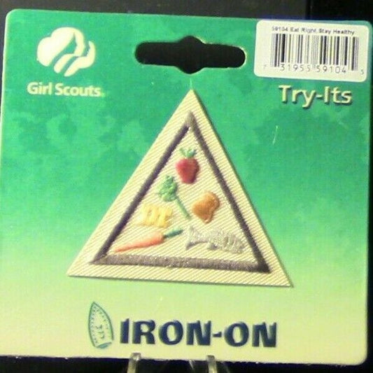 Official Girl Scouts: Girl Scout try-It's "Eat Right Stay Healthy" Patch