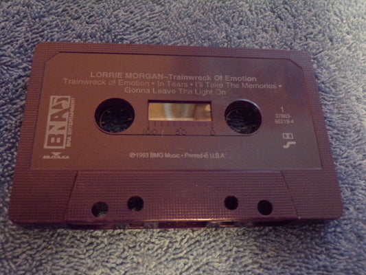 Trainwreck of Emotion by Lorrie Morgan (Cassette, Apr-1993, BNA)