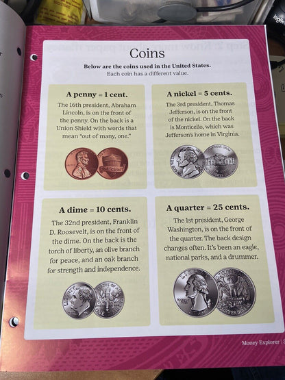 Official Girl Scout Money Explorer book