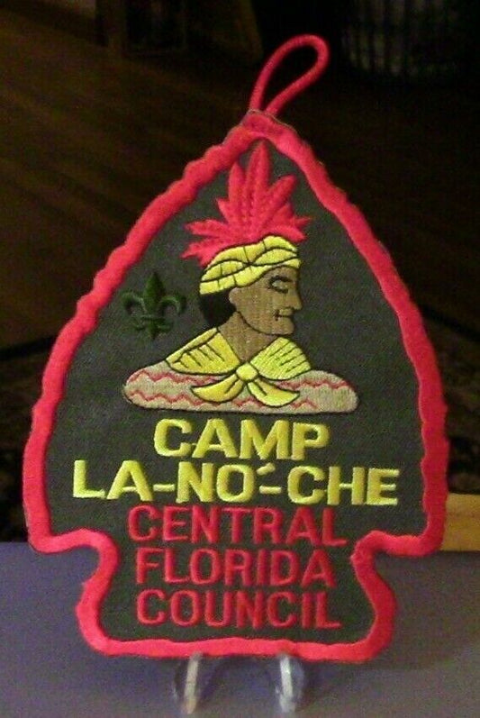 BSA: Camp LA-NO-CHE, Central Florida Council,  Arrowhead Button Patch
