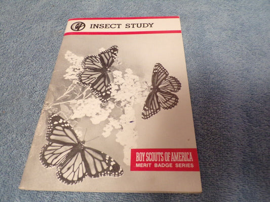 Insect Study: BSA Merit Badge Series Book 1987 Printing