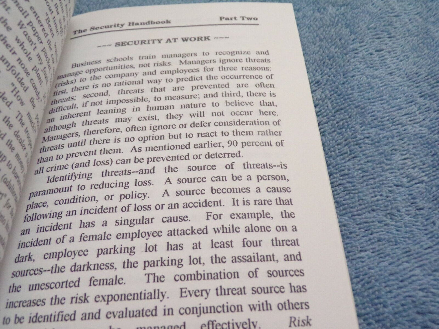 The Security Handbook by Alan. W. Foust (For Personal Security)