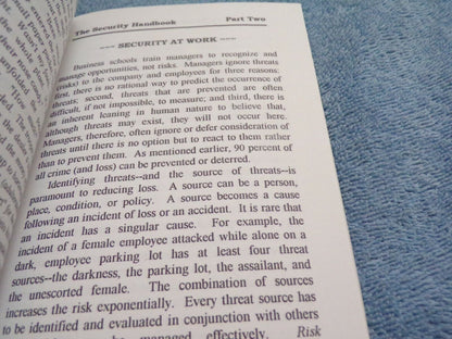 The Security Handbook by Alan. W. Foust (For Personal Security)