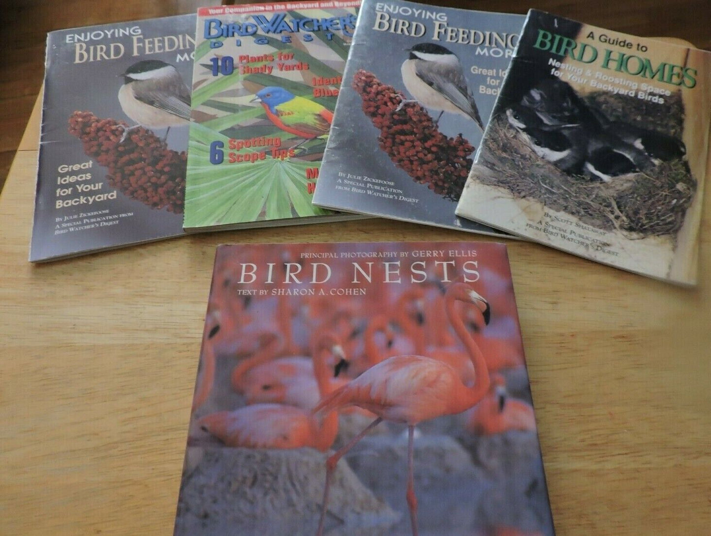 BIRDS--LOT OF 5 BOOKS TO LEARN ABOUT OUR FEATHERED FRIENDS