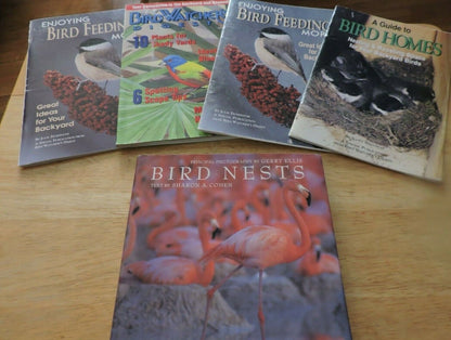 BIRDS--LOT OF 5 BOOKS TO LEARN ABOUT OUR FEATHERED FRIENDS