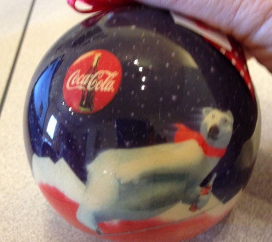 VINTAGE COCA COLA CHRISTMAS ORNAMENT - 1995