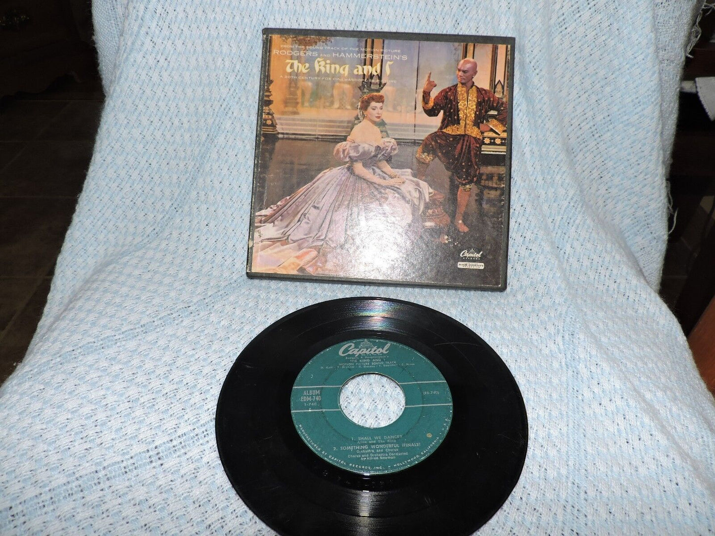 THE KING AND I - 3   RECORD SET - 45 RPM-  CAPITOL RECORDS