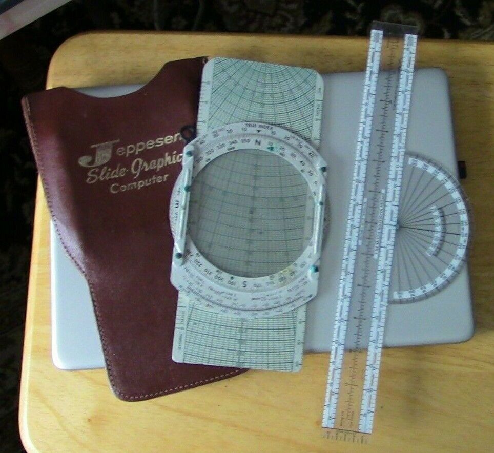 Jeppesen Slide Graphic Computer and Navigation Plotter