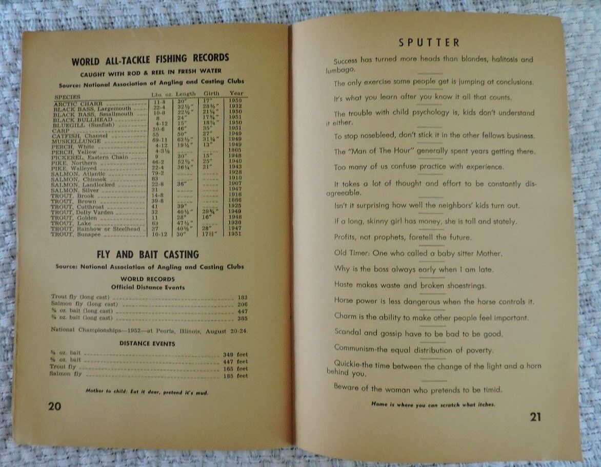 1954 Fisherman's Bible-8th edition-Signed by Author