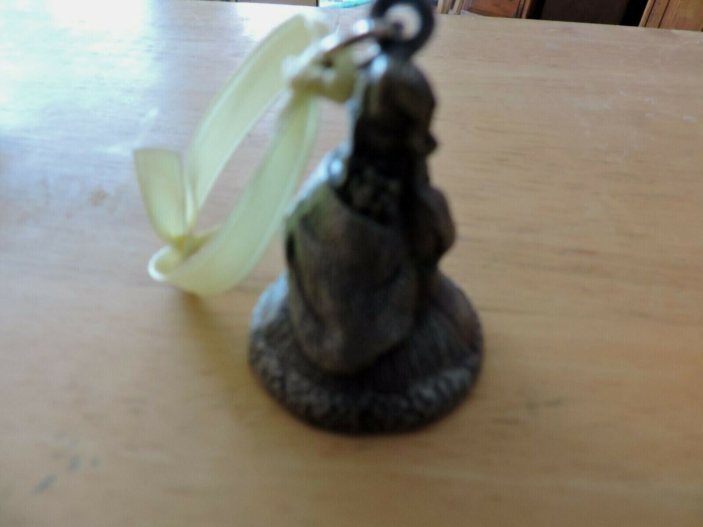 PEWTER SANTA ORNAMENT 2 X 1.5 INCHES